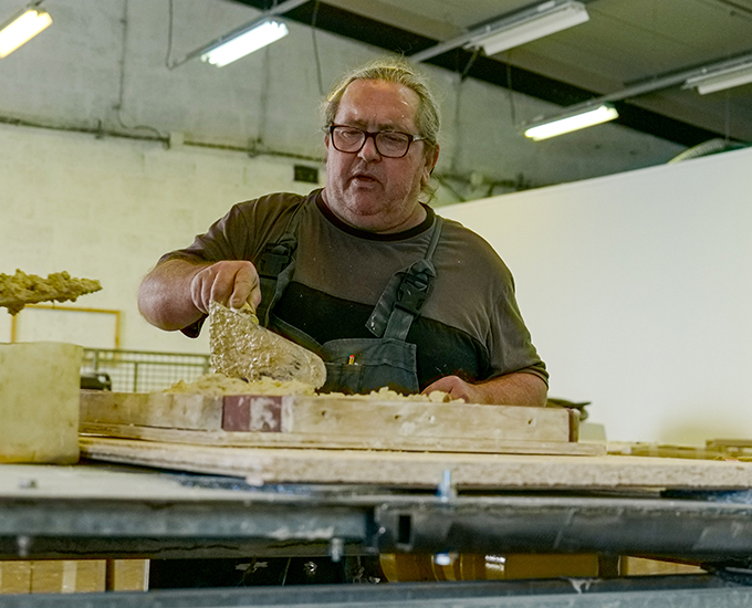 Fabrication de pierres de parement